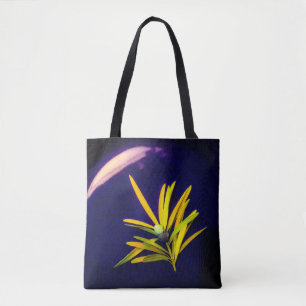 Bolso De Tela Evergreen en Tote azul