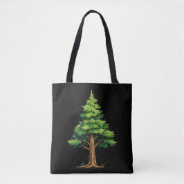 Bolso De Tela Evergreen forest