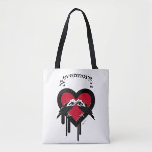 Bolso De Tela Evermore (Grabado negro)