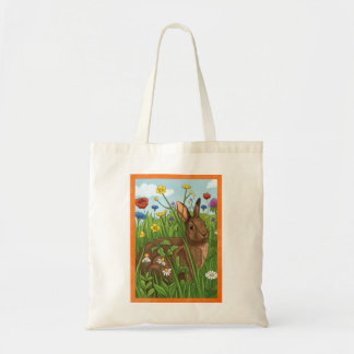 Bolso De Tela Every Bunny Loves Flowers