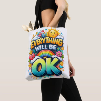 Bolso De Tela Everything Will Be OK