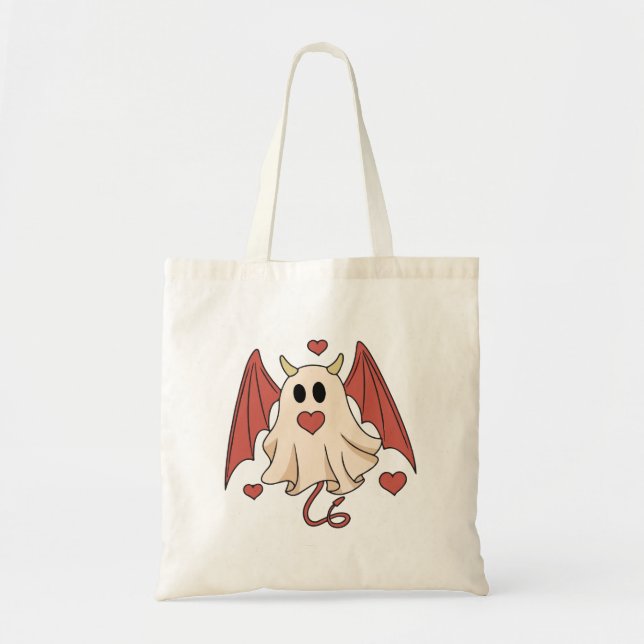 Bolso De Tela Evil ghost boo (Frente)