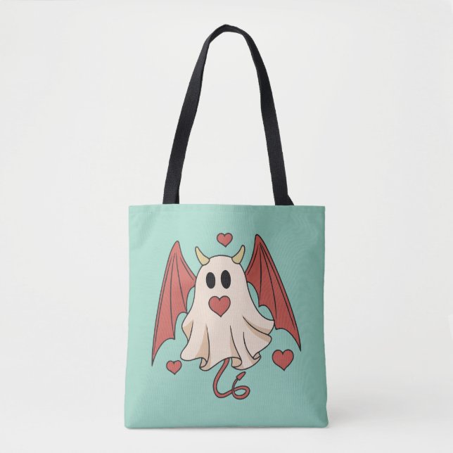 Bolso De Tela Evil ghost boo (Anverso)
