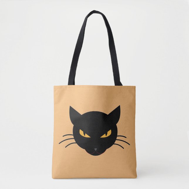Bolso De Tela Evil Kitty (Anverso)