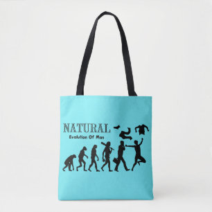 Bolso De Tela Evolución Del Hombre Liberado