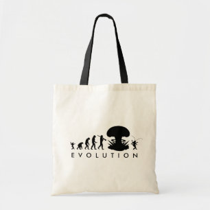 Bolso De Tela Evolución del Hombre y la Cucaracha Gráfico Divert