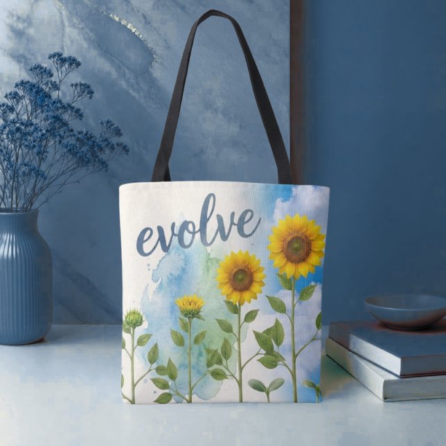 Bolso De Tela Evoluciona Girasol  (Subido por el creador)