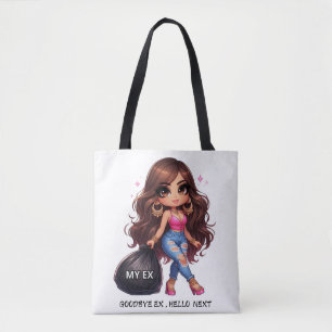 Bolso De Tela Ex novio , ex marido , gracioso , humor de ex.