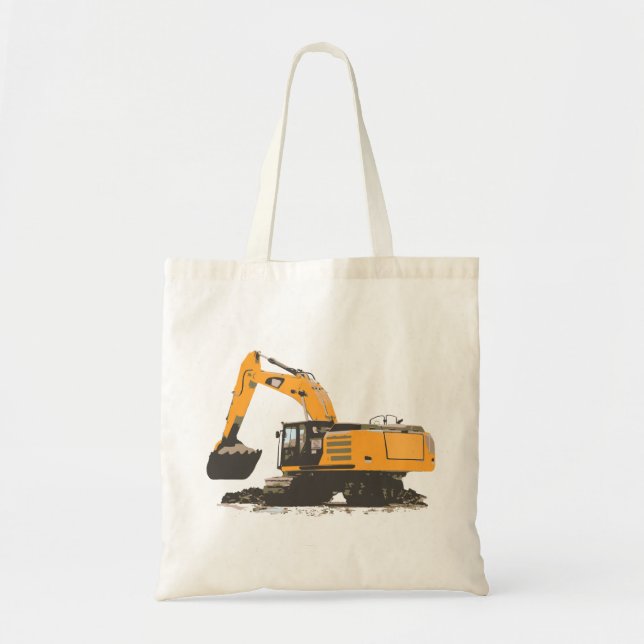 Bolso De Tela Excavador enorme de la suciedad (Frente)