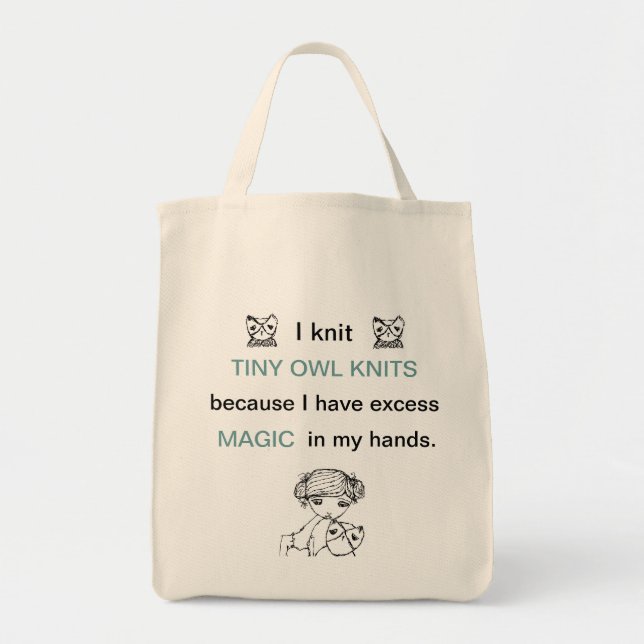 Bolso De Tela Exceso de tote mágico de TKGA (Frente)