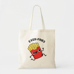 Bolso De Tela Exer-fries Funny Fries Puns