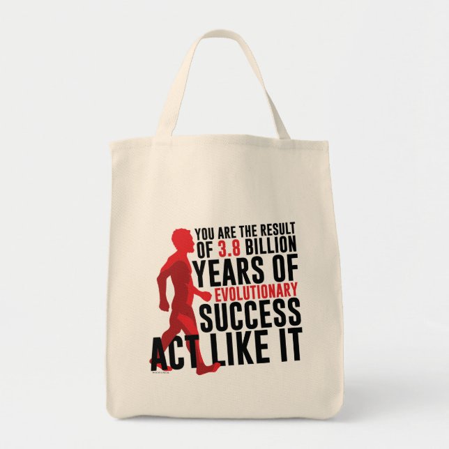 Bolso De Tela Éxito evolutivo (Frente)