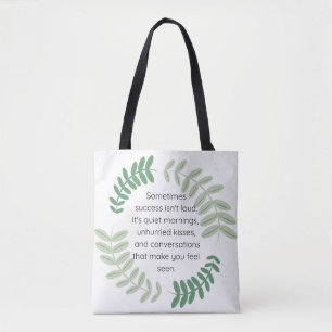 Bolso De Tela Éxito silencioso