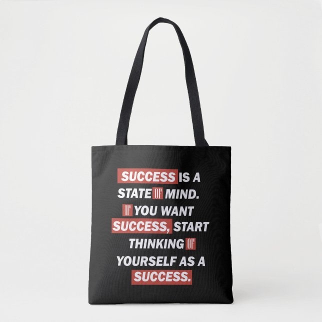 Bolso De Tela Éxitos motivacionales en la vida (Anverso)