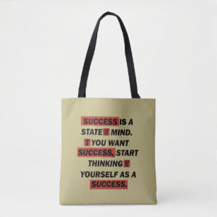Bolso De Tela Éxitos motivacionales en la vida