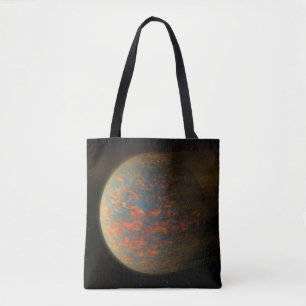 Bolso De Tela Exoplanet 55 Cancri E Y Su Superficie Molten