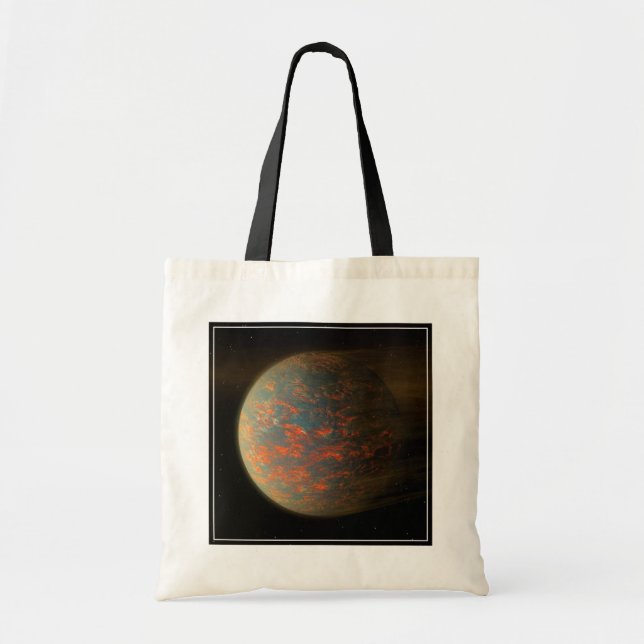 Bolso De Tela Exoplanet 55 Cancri E Y Su Superficie Molten (Frente)