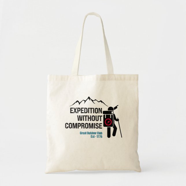 Bolso De Tela Expedición sin compromiso.w (Frente)