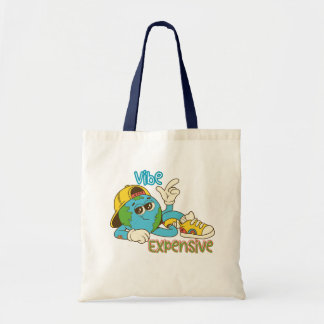 Bolso De Tela Expensive Vibe – Cool Retro Earth Character Design