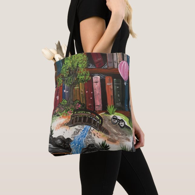 Bolso De Tela Experiencia en libros (Detalle)