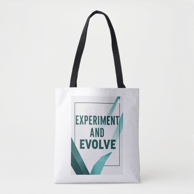 Bolso De Tela Experimentar y Evolucionar opción 2 (Anverso)