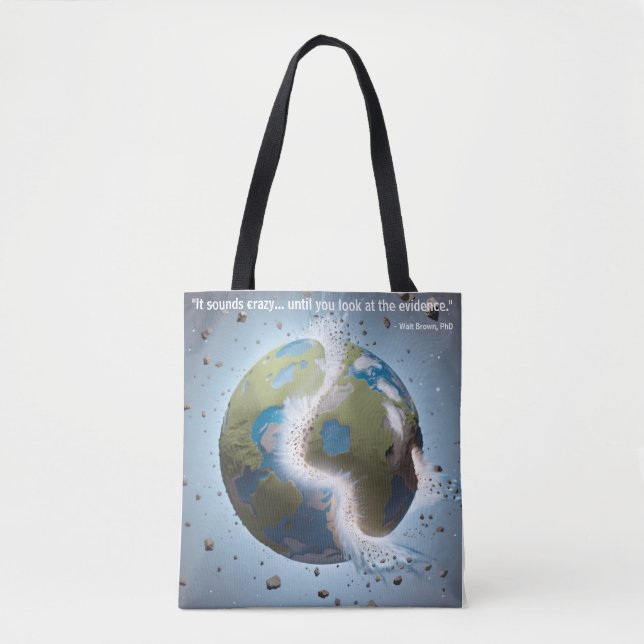 Bolso De Tela Exploding Earth HPT tote bag (Anverso)