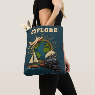 Bolso De Tela Explora el Diseño Vintage del Mundo