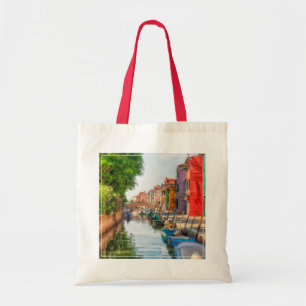 Bolso De Tela Explora el Encantador Encanto de Burano