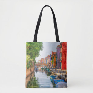Bolso De Tela Explora el Encanto Vibrante de Burano