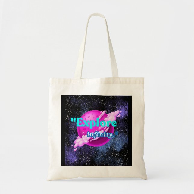 Bolso De Tela Explora el infinito (Frente)