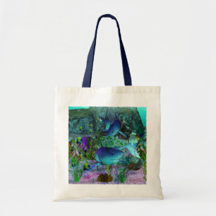 Bolso De Tela Exploración Tiburones 3D
