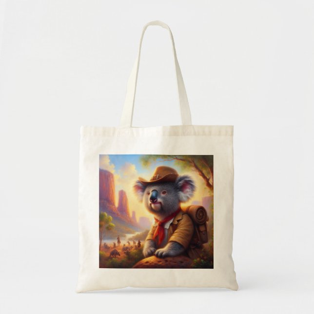 Bolso De Tela Explorador de Koala (Frente)