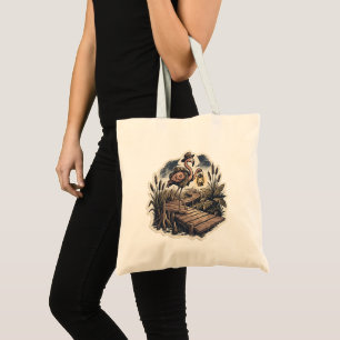 Bolso De Tela Explorador de Pantano de Flamenco Espeluznante Vin
