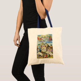 Bolso De Tela Exploradores antiguos con mapa de globo antiguo, 1
