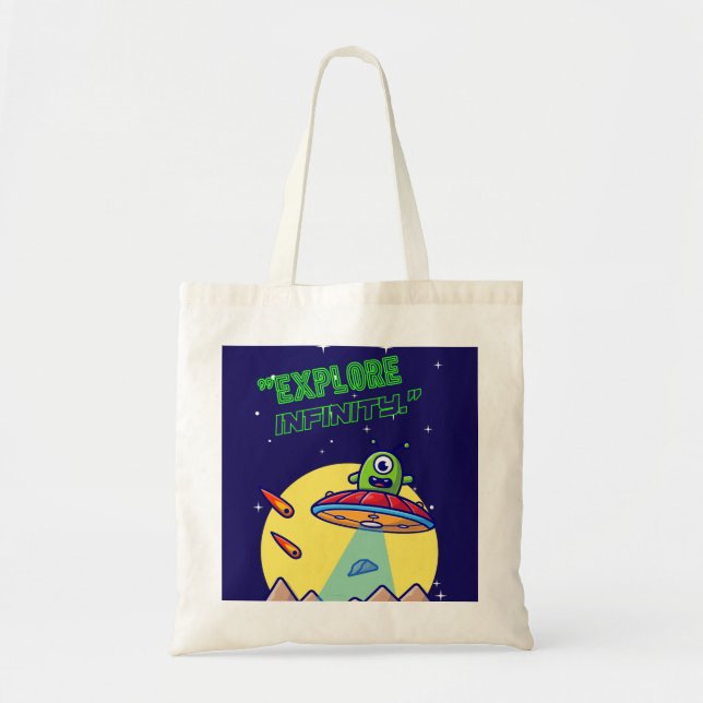 Bolso De Tela Explorar infinito (Frente)