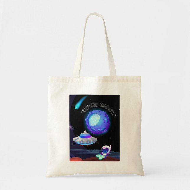 Bolso De Tela Explorar infinito (Frente)