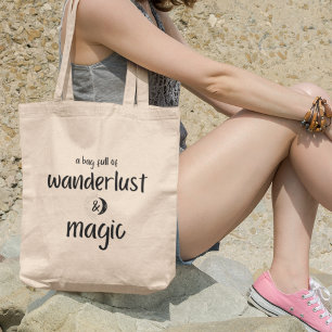 Bolso De Tela Explore con Wanderlust y Magic Adventure Travel