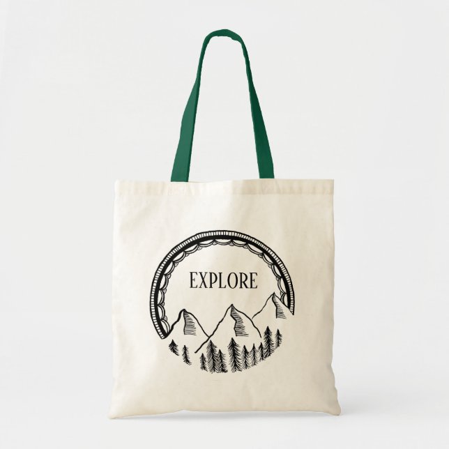 Bolso De Tela Explore el totebag (Frente)