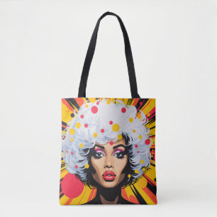 Bolso De Tela Explosión de arte pop