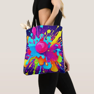 Bolso De Tela Explosión de color vibrante: un festín visual