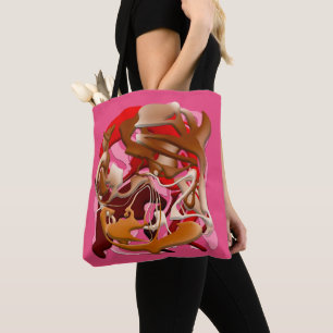 Bolso De Tela Explosion of Frozen Flavors