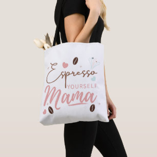 Bolso De Tela Exprésate Mamá Cita de Café