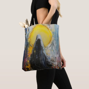 Bolso De Tela Expresionismo de la Muerte