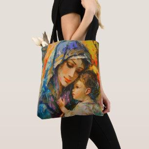 Bolso De Tela Expresionismo de María y Jesús