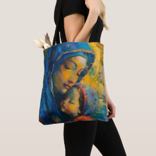 Bolso De Tela Expresionismo María y Jesús