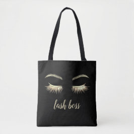 Bolso De Tela Extensiones Lash Boss Gold Eyelash