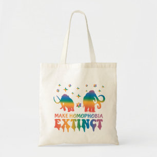 Bolso De Tela Extinge la homofobia - Elefante arcoiris LGBTQ