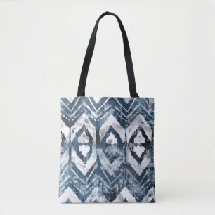 Bolso De Tela Extracción del añil - geométrica