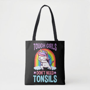 Bolso De Tela Extracción divertida de tonsil Unicorn Tonsillecto