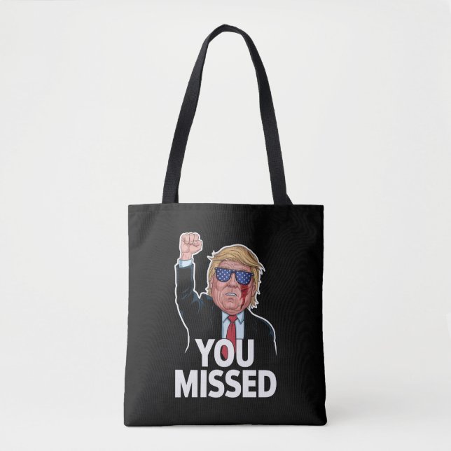Bolso De Tela Extrañaste a Donald Trump (Anverso)